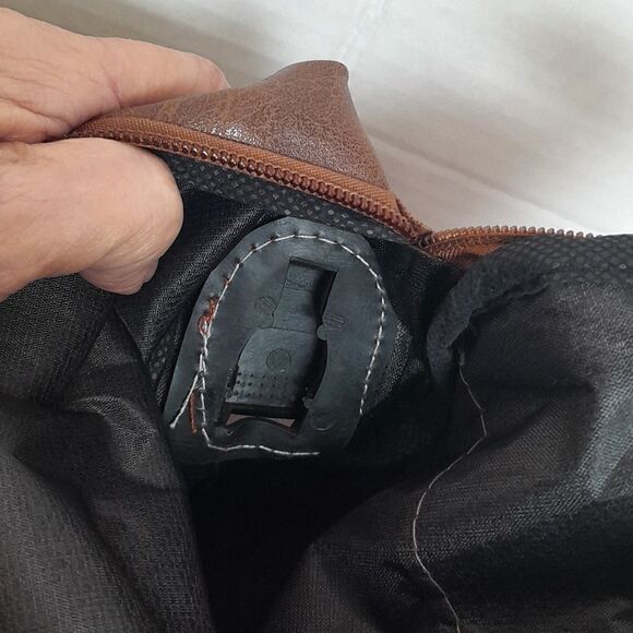 Unisex Mini Backpack/Fanny Pack/Chest Bag with hole for "whatever"and USB Charge - Picture 5 of 7